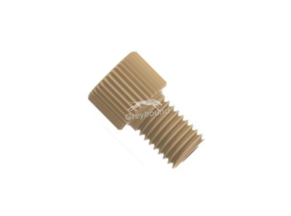 Picture of LiteTouch Short Male Nut PEEK 1/4-28 Natural, for 1/8"OD Tubing